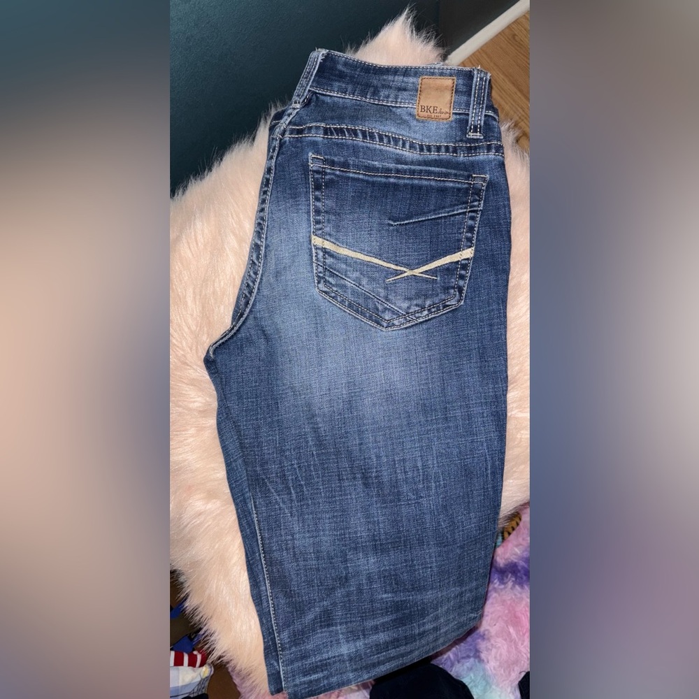 BKE Women's Boot Cut Jeans - Blue